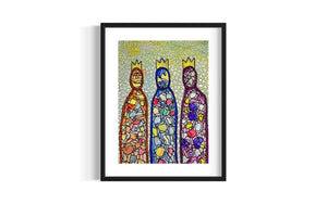 Reyes Magos (Mosaic)- Original Painting & Art Print
