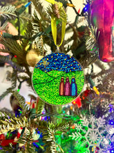 Load image into Gallery viewer, Reyes Magos - Starry Night Landscape - Christmas Ornaments
