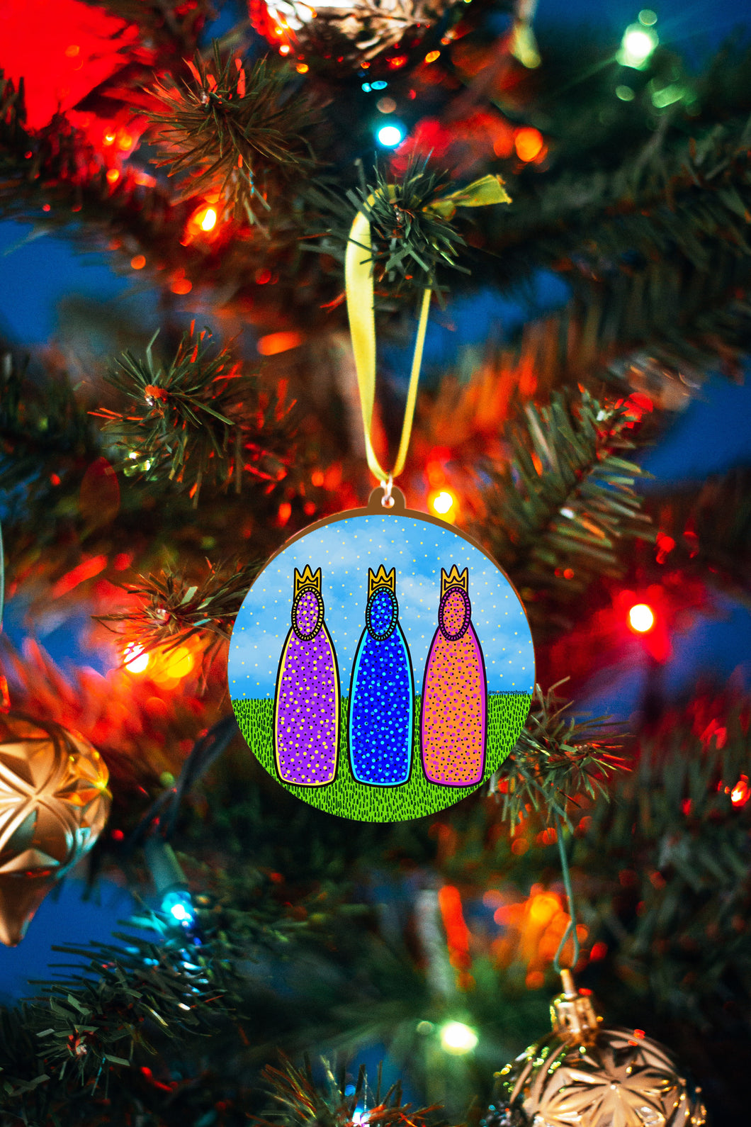 Reyes Magos - Sunny Day Landscape - Christmas Ornaments