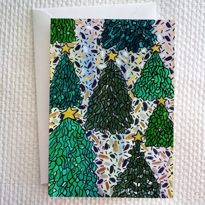 Christmas Tree #4 - Greeting Card